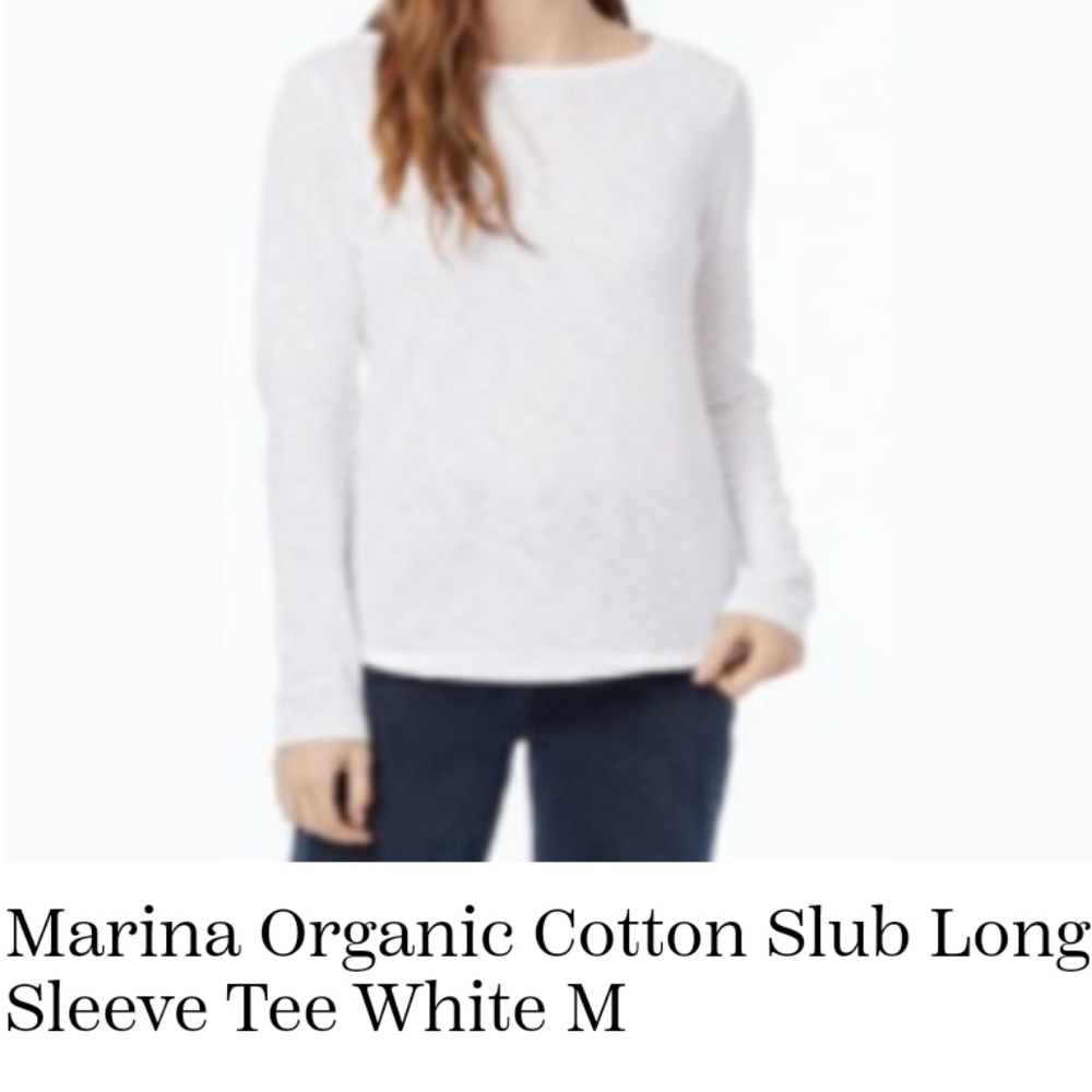 Alternative white long sleeved top size medium NWOT